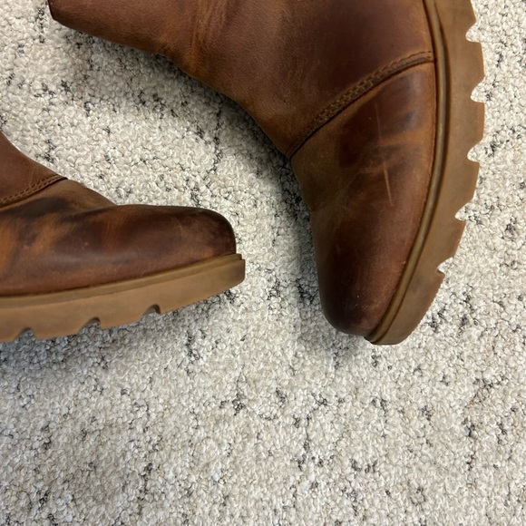 SOREL size 10 Women's Emelie III Zip Bootie - Brown GUC - Picture 11 of 14